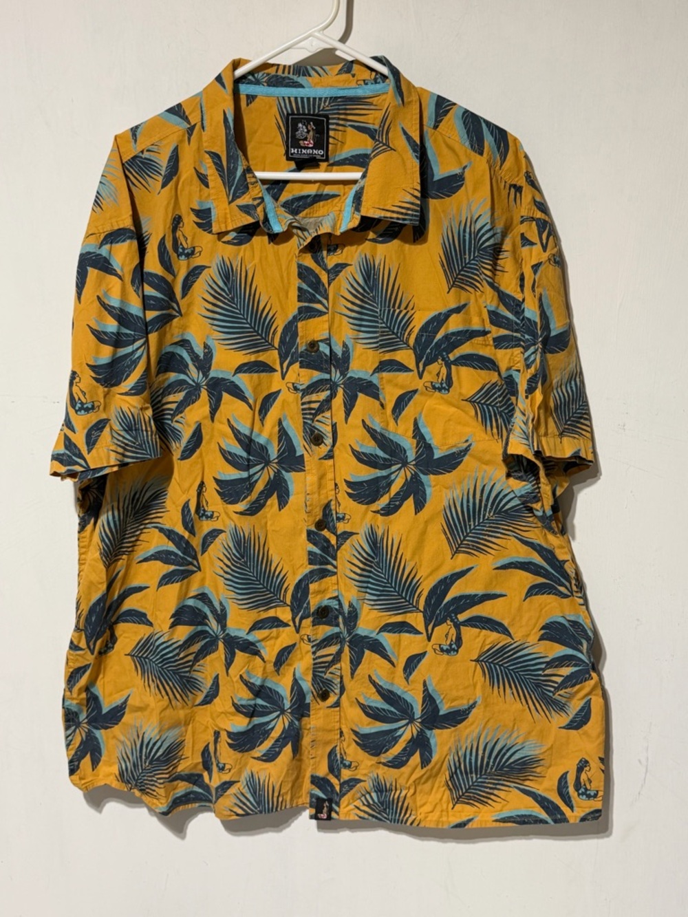 Hinano Vahine Leaf Hawaiian Shirt